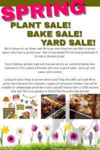 Plant - Bake - Yard    Sale @ South Jersey Regional Animal Shelter